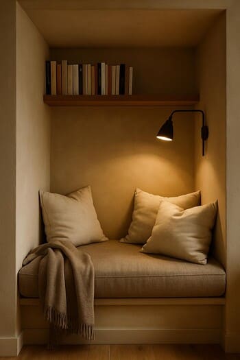 Yumşaq işıqla işıqlandırılmış künc oxu zonası