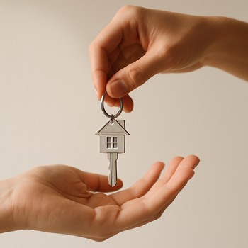 Layihə bitdikdən sonra açar təhvili səhnəsi